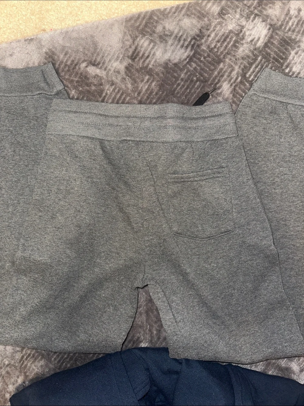Lot of Three Jogger Pants - Black, Blue & Gray